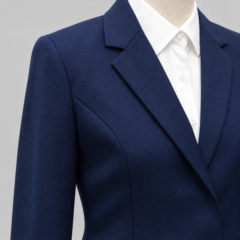 平價女西裝外套(雙釦修身)LEXUS藍色 專業場合必備|制服批發 整體穿搭造型